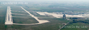 Budapest Liszt Ferenc Nemzetközi Repülőtér repülőtér légifotója